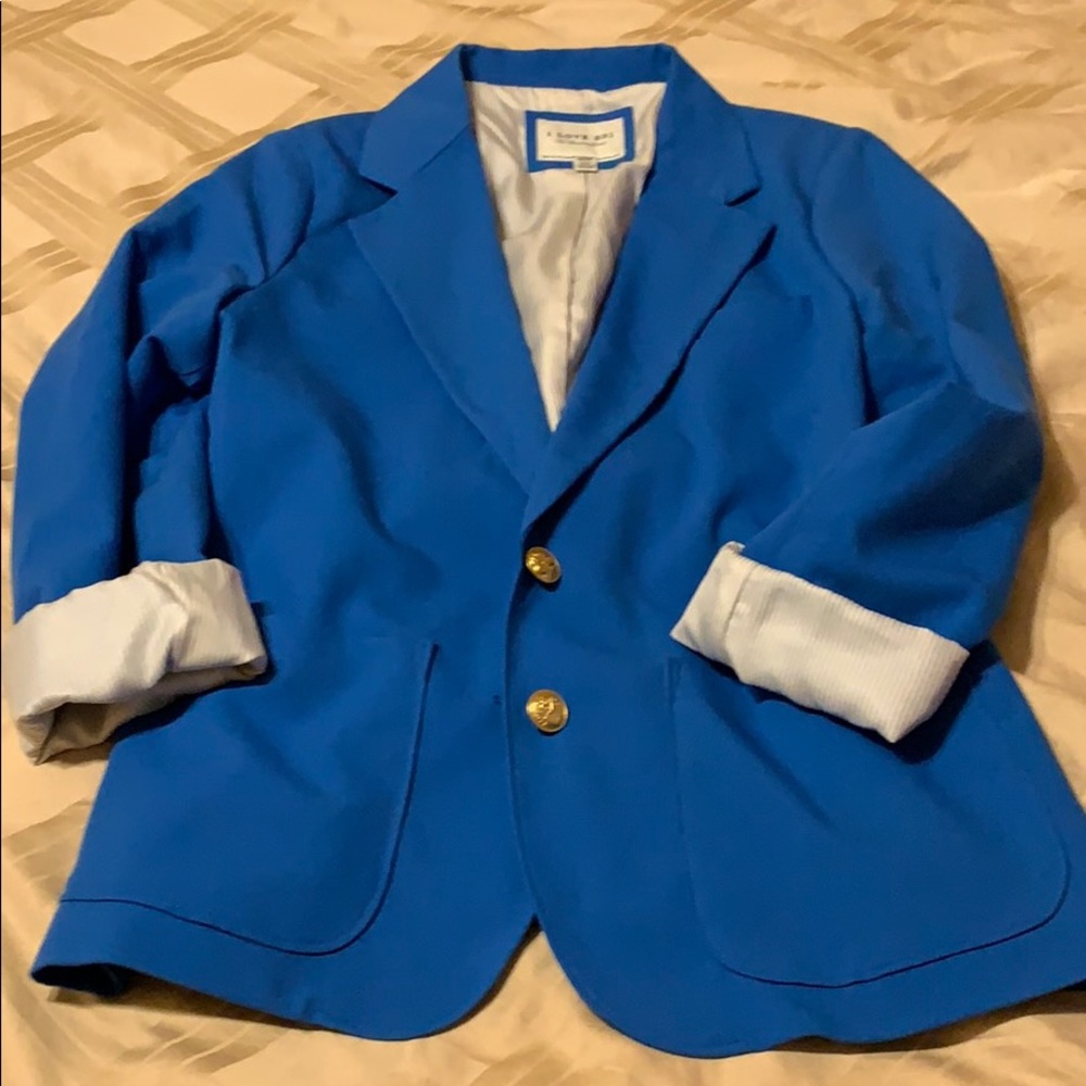 Cobalt blazer